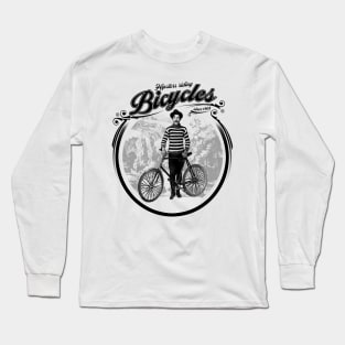 Hipsters riding bicycle since 1903 Long Sleeve T-Shirt